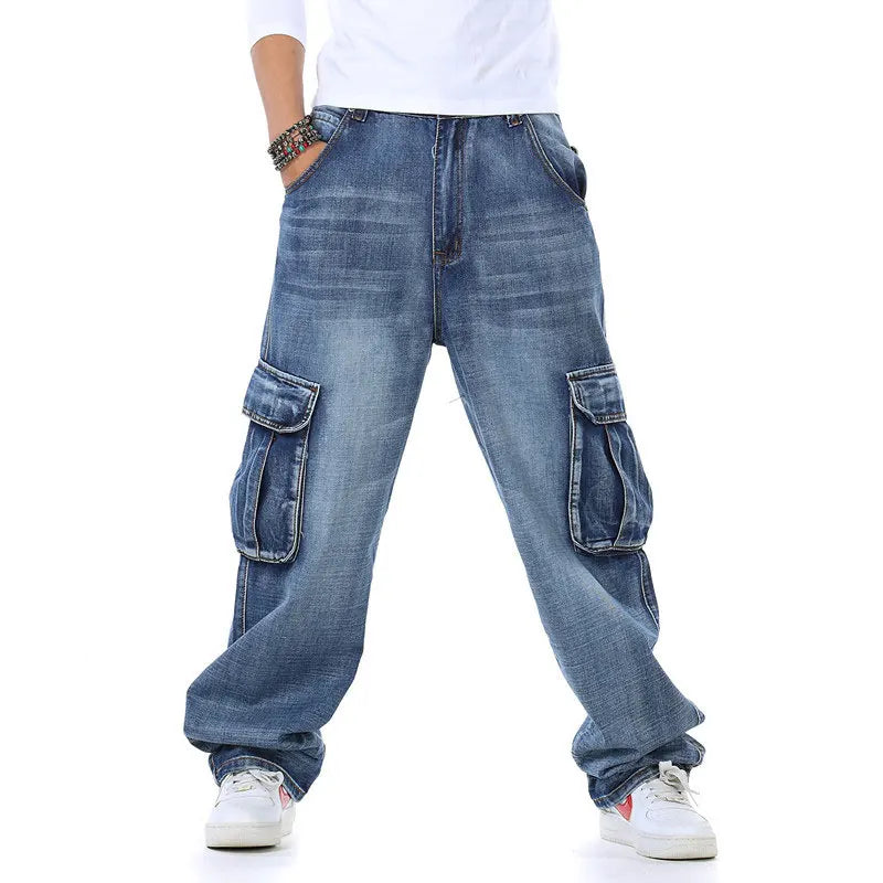 Loose-fit Cargo Jeans