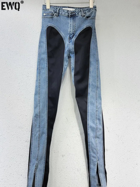 Contrast Jeans